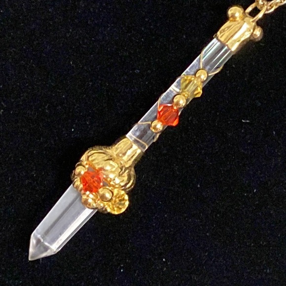 Boutique Hippie Healing wire wrap crystal necklace - Picture 10 of 11